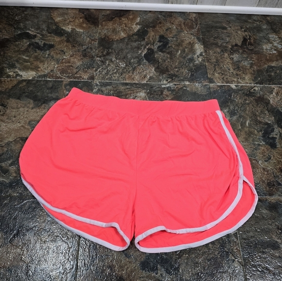 3/$15 AQ sport pink and white shorts women's size XL - Picture 1 of 8